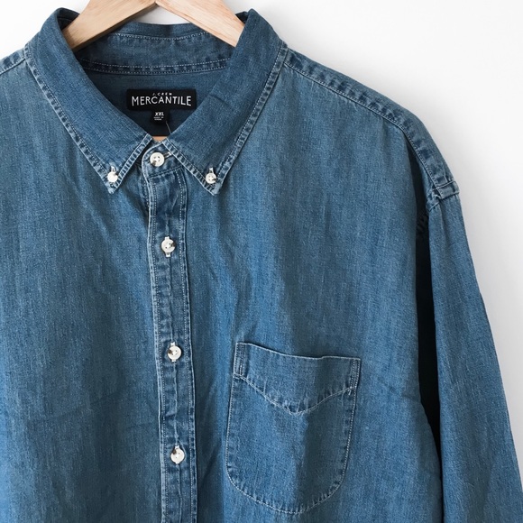 NEW J. Crew Indigo Denim Shirt - Picture 5 of 8